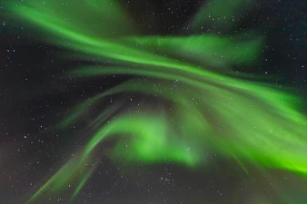 Polarlichter an Polen