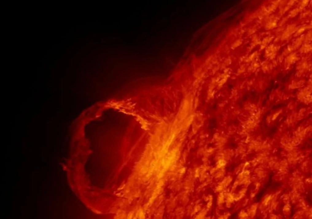 Sonnenwind Polarlichter